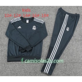 Real Madrid Criança Sweat de Treino Conjunto Preto 2018/19